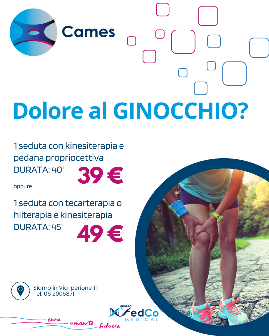 Percorsi terapeutici per il ginocchio